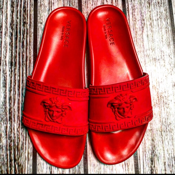 Versace Other - GUC Versace Slides Mens Size 46 or us 13
